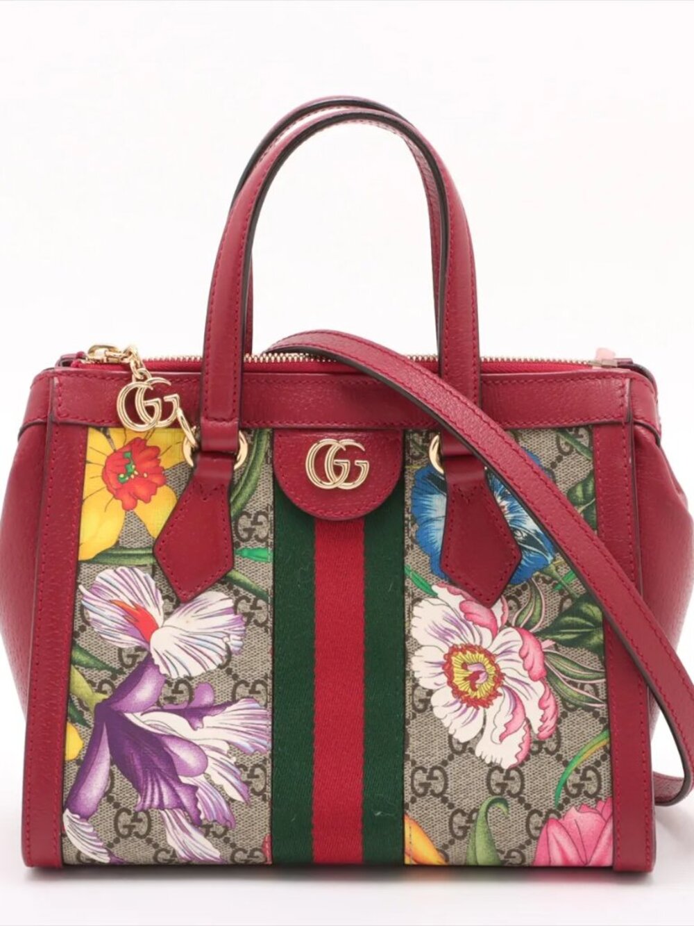Gucci Limited Red & Floral 2 Way S45 MOG